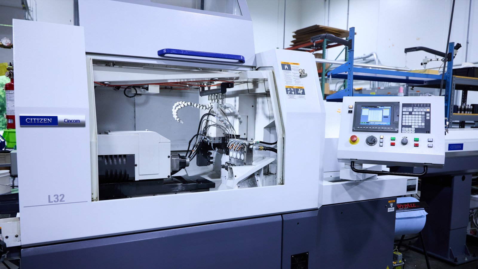 CNC machining center running at Taylor Machine INC