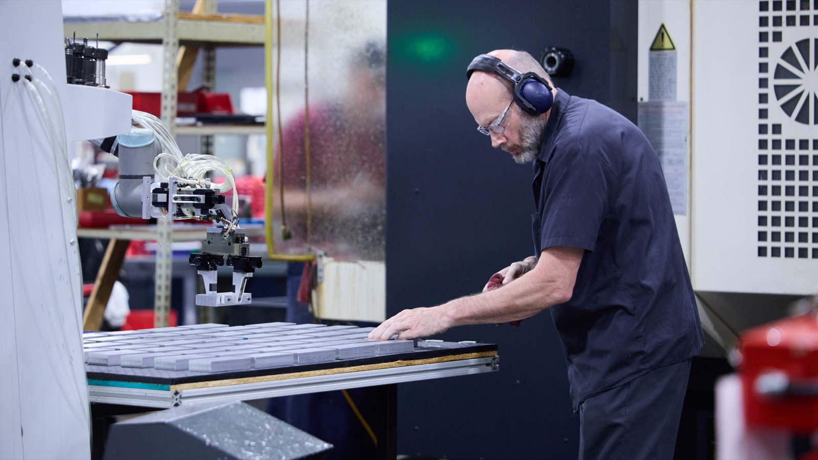 Machinist working at Taylor Machine INC